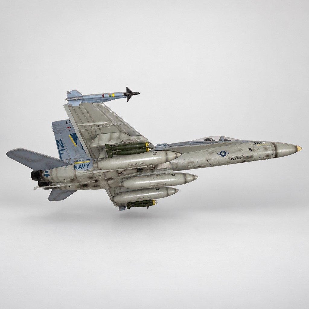 BBI Elite Force F/A-18C Hornet 361 USS Kitty Hawk 1:18 Model